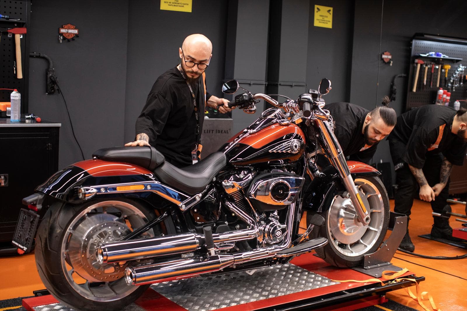 Softail dyno kurulumu